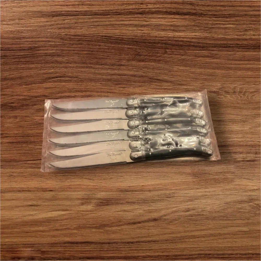 Lou Laguiole Cutlery Quality French Six Steak Knife Set Made Since 1829!